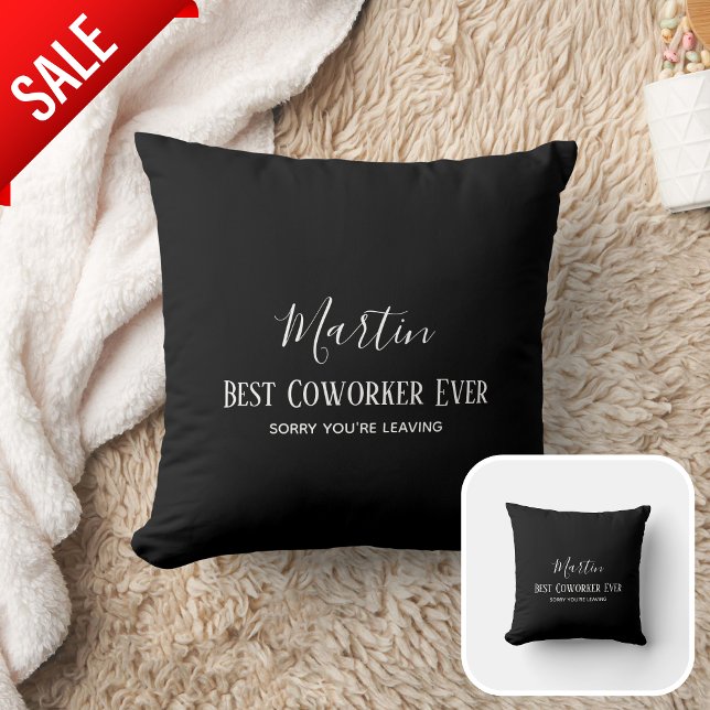Coworker Boss Verlasse ADD-Funny-Zitat, kundenspez Kissen (Von Creator hochgeladen)