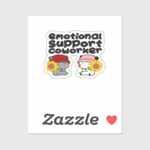 Coworker Classic für emotionale Hilfe Aufkleber