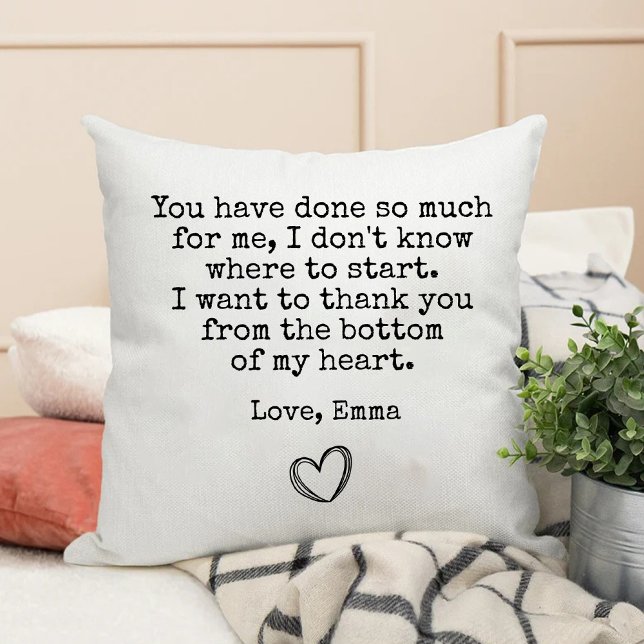 Coworker danke Ihnen Massage für Geburtstag Kissen (Coworker Thank You Massage for Birthday Throw Pillow)