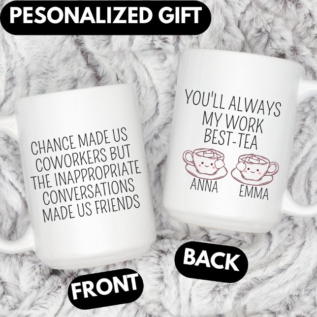 Coworker Farewell Gift, Personalized Leaving Tasse (Von Creator hochgeladen)