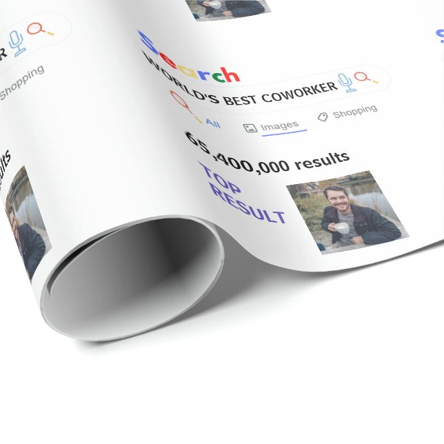 Coworker FOTO gibt Boss Nurse Teacher Doctor Mama Geschenkpapier (Rolleneckpunkt)