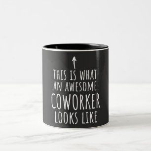 Coworker Gift, Coworker Tasse, Phantastisch Cowork Zweifarbige Tasse