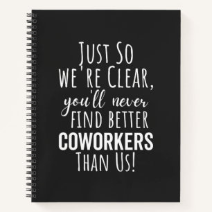 Coworker Goodbye Umzug von Arbeitnehmern Verla Notizbuch