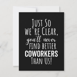 Coworker Goodbye   Umzug von Arbeitnehmern   Verla Save The Date