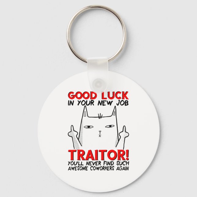 Coworker Leaving, Quitting Going Away, Job Change, Schlüsselanhänger (Vorderseite)