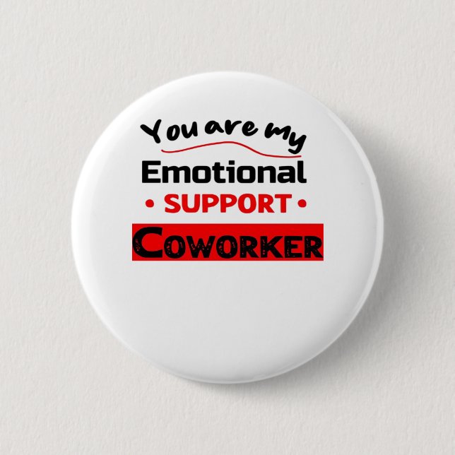 Coworker Sloth Vibes Button (Vorderseite)