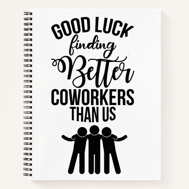 Coworker Verlass Geschenk, neues Job-Geschenk Note Notizbuch (Vorderseite)