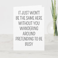 Coworker Verlassend glückliche Pensionierung geht 