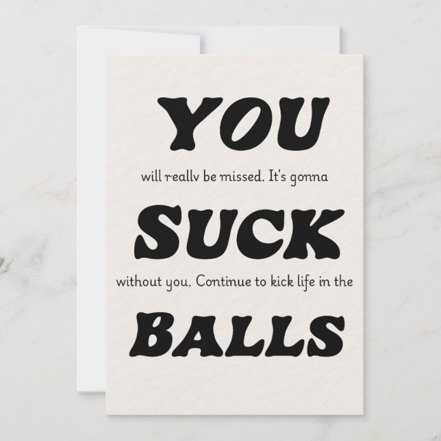 Coworker Verlassend Karte - Glückwunsch New Job! F (Vorderseite)