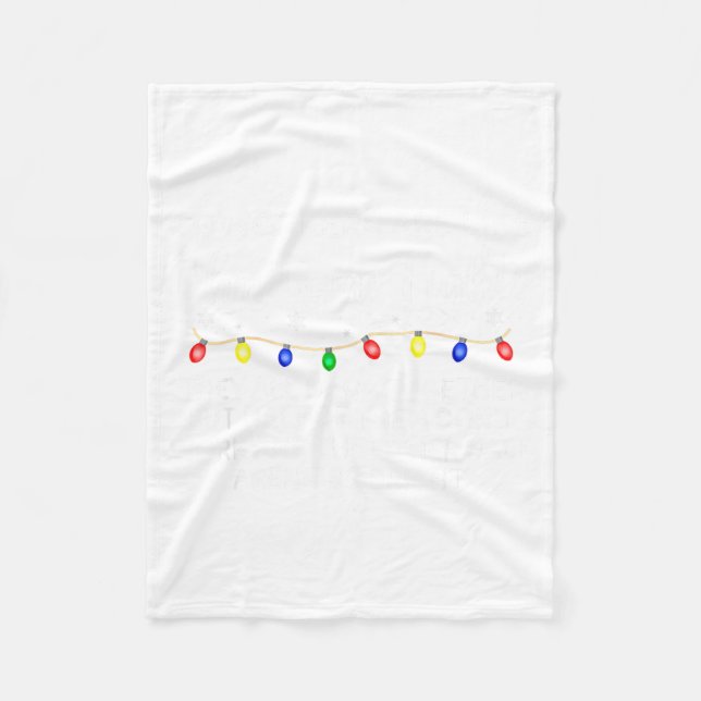 Coworkers Are Like Christmas Lights Funny Coworker Fleecedecke (Vorderseite)