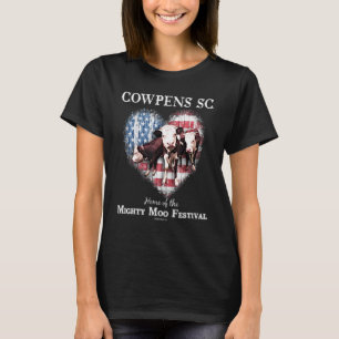 Cowpens Sc Zuhause des Mighty Moo Festivals South T-Shirt