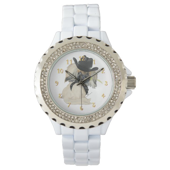 Cowpoke Peke Armbanduhr (Vorderseite)