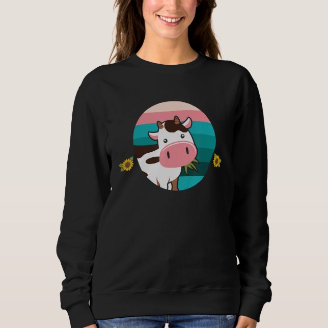 Cows  Cow Calf Cattle Cow Hutch Sweatshirt (Vorderseite)