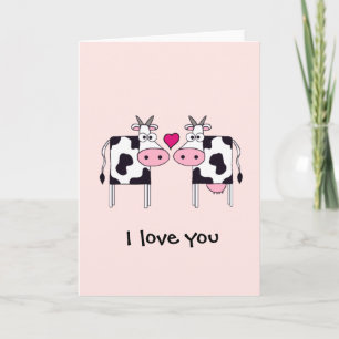 Cows in Love Karte