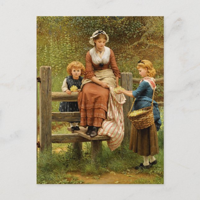 Cowsliden von George Dunlop Leslie Postkarte (Vorderseite)