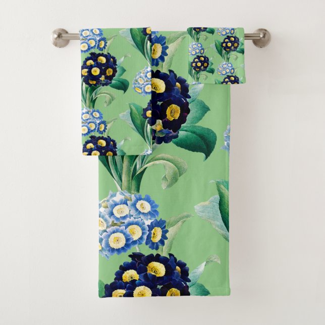 Cowslip Primrose Botanical Badhandtuch Set (Insitu)
