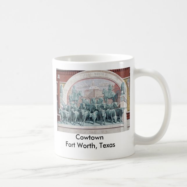 Cowtown Fort Worth, Texas Tasse (Rechts)