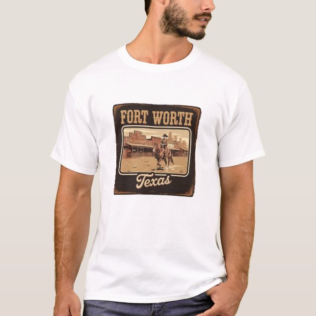 Cowtown Lovers Design T-Shirt (Vorderseite)