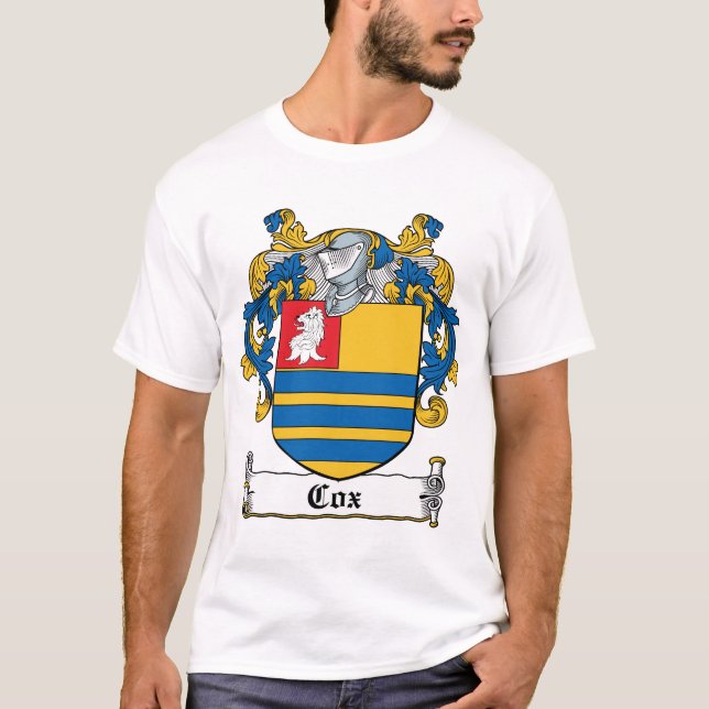 Cox-Familienwappen T-Shirt (Vorderseite)