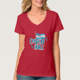 Coxen Hole mit honduranischer Flagge T-Shirt