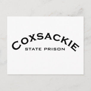 Coxsackie-Staat-Gefangenenlogo Postkarte