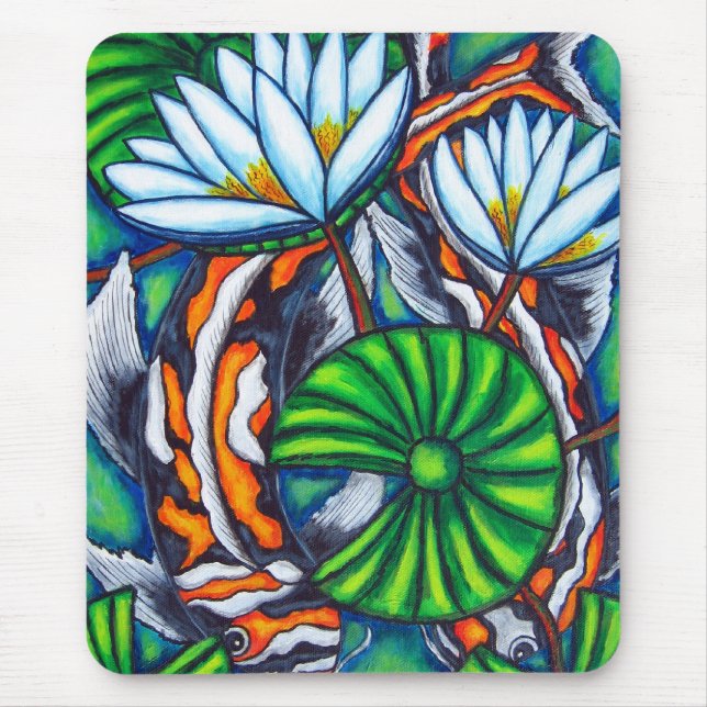 Coy Carp Colorful Mousepad (Vorne)