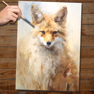 Coyote 2 Decoupage Paper Seidenpapier