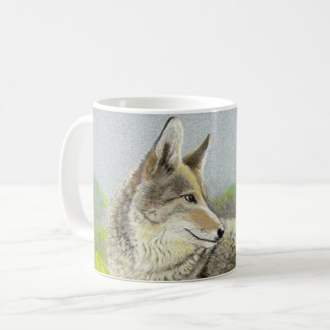 Coyote Coffee Tasse (Vorderseite Links)