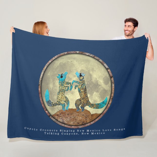 Coyote Crooners Fleece Blanket (Beispiel)