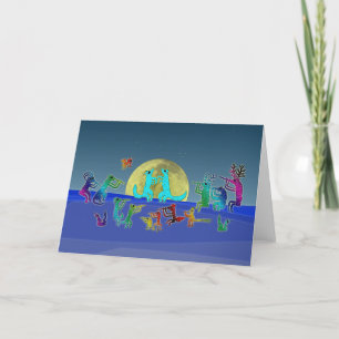 Coyote Crooners singen in New Mexico Liebe Songs a Dankeskarte