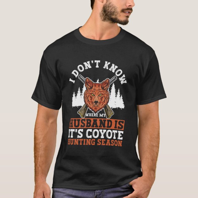 Coyote-Fangen und Coyote-Jagd T-Shirt (Vorderseite)