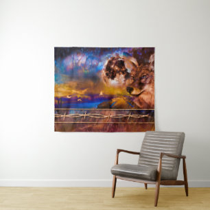 COYOTE FENNT MICH NICHT AN! WANDTEPPICH