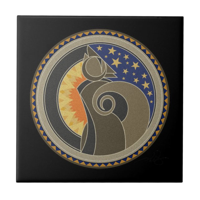 Coyote-Geist Fliese (Vorderseite)