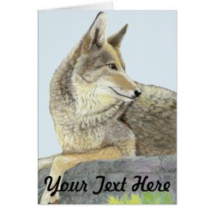 Coyote Greeting Card