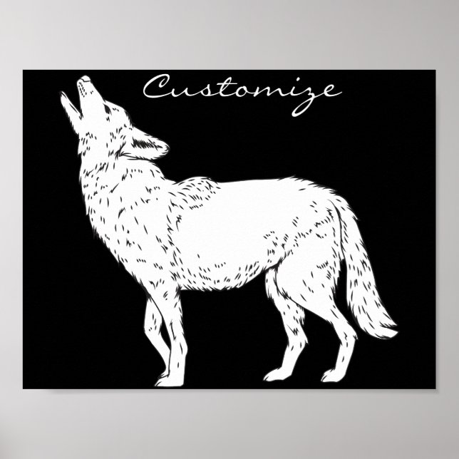 Coyote Howling Thunder_Cove Poster (Vorne)
