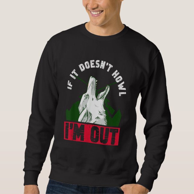 Coyote Hunter And Yote Hunting Sweatshirt (Vorderseite)