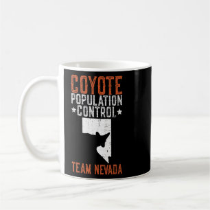 Coyote Hunter Nevada und Coyote Jagd USA Kaffeetasse