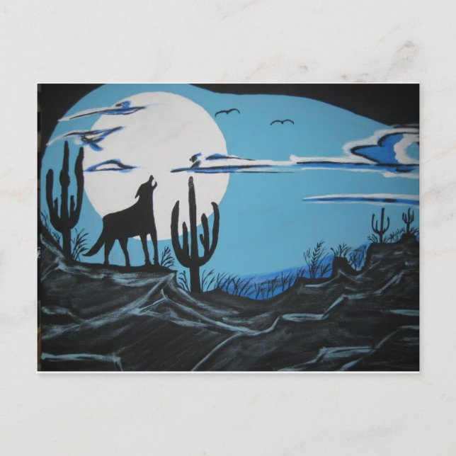 Coyote Postkarte (Vorderseite)