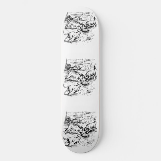 Coyote Pups Skateboard (Vorderseite)