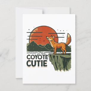 Coyote Süsse Postkarte