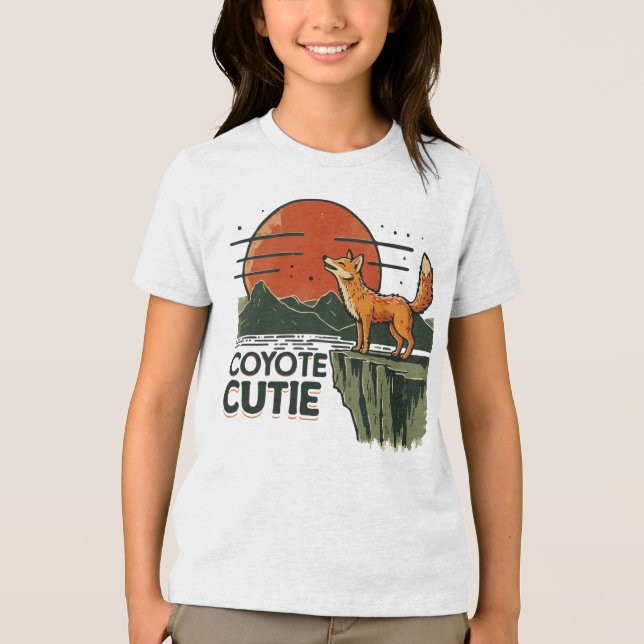 Coyote Süsse Tri-Blend Shirt (Vorderseite)
