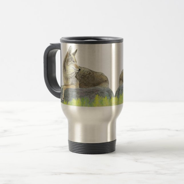 Coyote Travel Mug Reisebecher (Vorderseite Links)