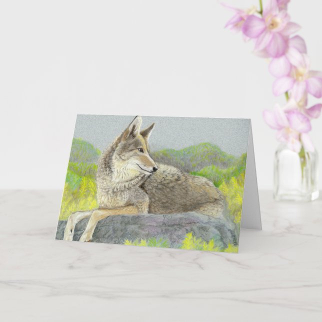 Coyote Vatertagskarte Karte (Orchidee)