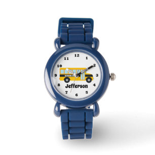 Coys Schulbus addieren Namensuhr Armbanduhr