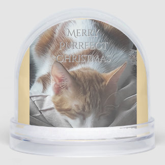 Coz Kitten Snow Globe Christmas Gift Schneekugeln