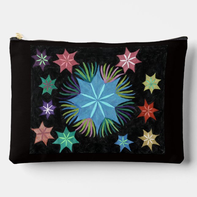 CozmicNinjaStar auf einem Lg-Accessoire-Beutel Zubehörtasche (Vorderseite)