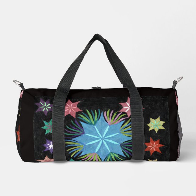 CozmicninjaStar auf einem Sm-Duffle-Beutel Duffle Bag (Vorderseite)