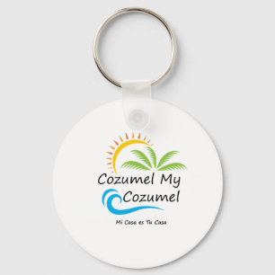 Cozumel Button-Schlüsselanhänger Schlüsselanhänger