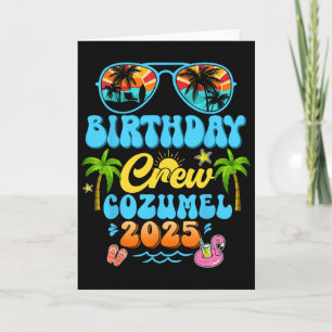 Cozumel Geburtstags-Crew-Urlaubskreuzfahrt Sommer Karte