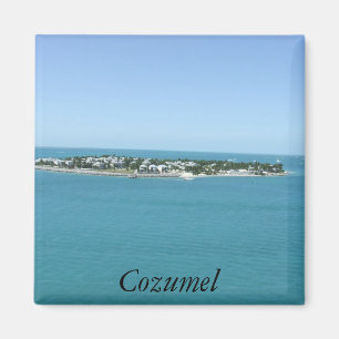 Cozumel-Insel-blaues Wasser tropisch Magnet